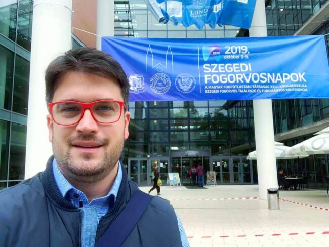 Dr. Steinhof Péter Márton a Szegedi Fogorvosnapokon