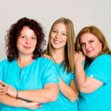 Dental hygienists at St Lucas SPA Dental